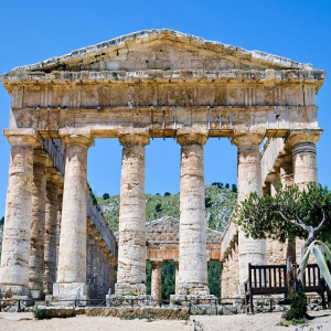Parco archeologico di Segesta biglietto ingresso con cartolina digitale