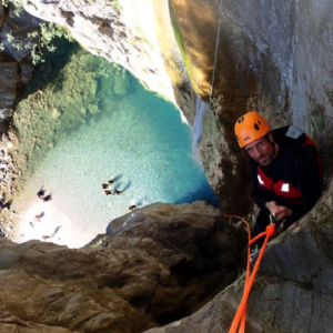 Canyoning del fiume Palvico Storo con attrezzatura