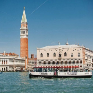 Tour giro in barca di Venezia battello hop on hop off e tour guidato a piedi