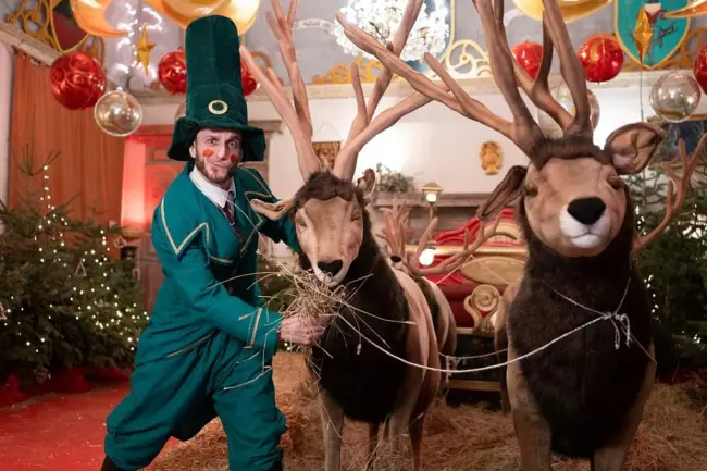 renne e babbo natale al fantastico mondo del fantastico